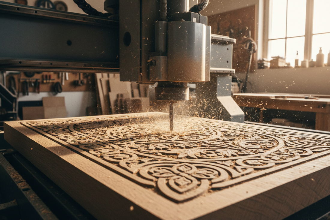 CNC technology for carving wooden signs