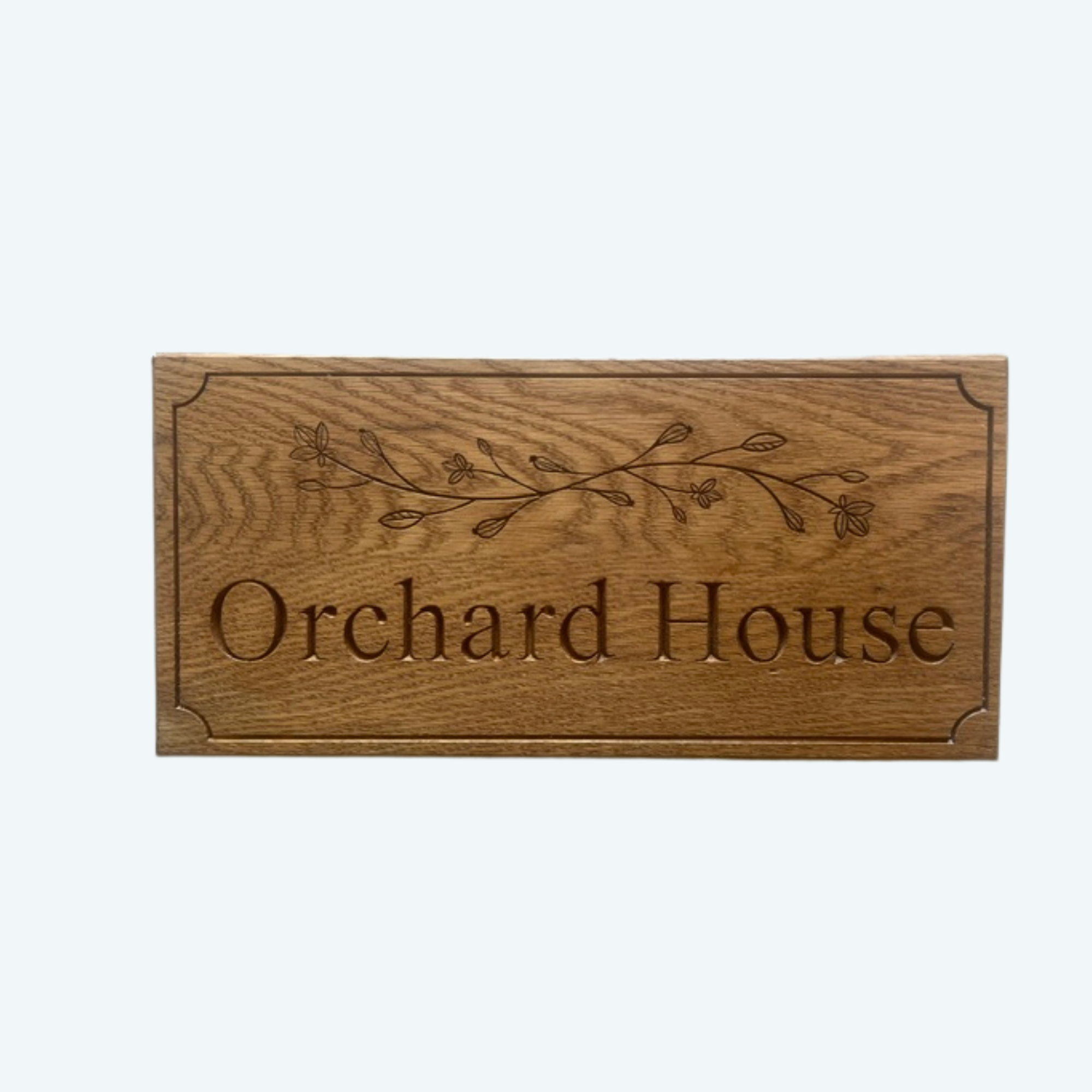 House Name with Image (carved)
