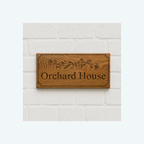 House Name with Image (carved)