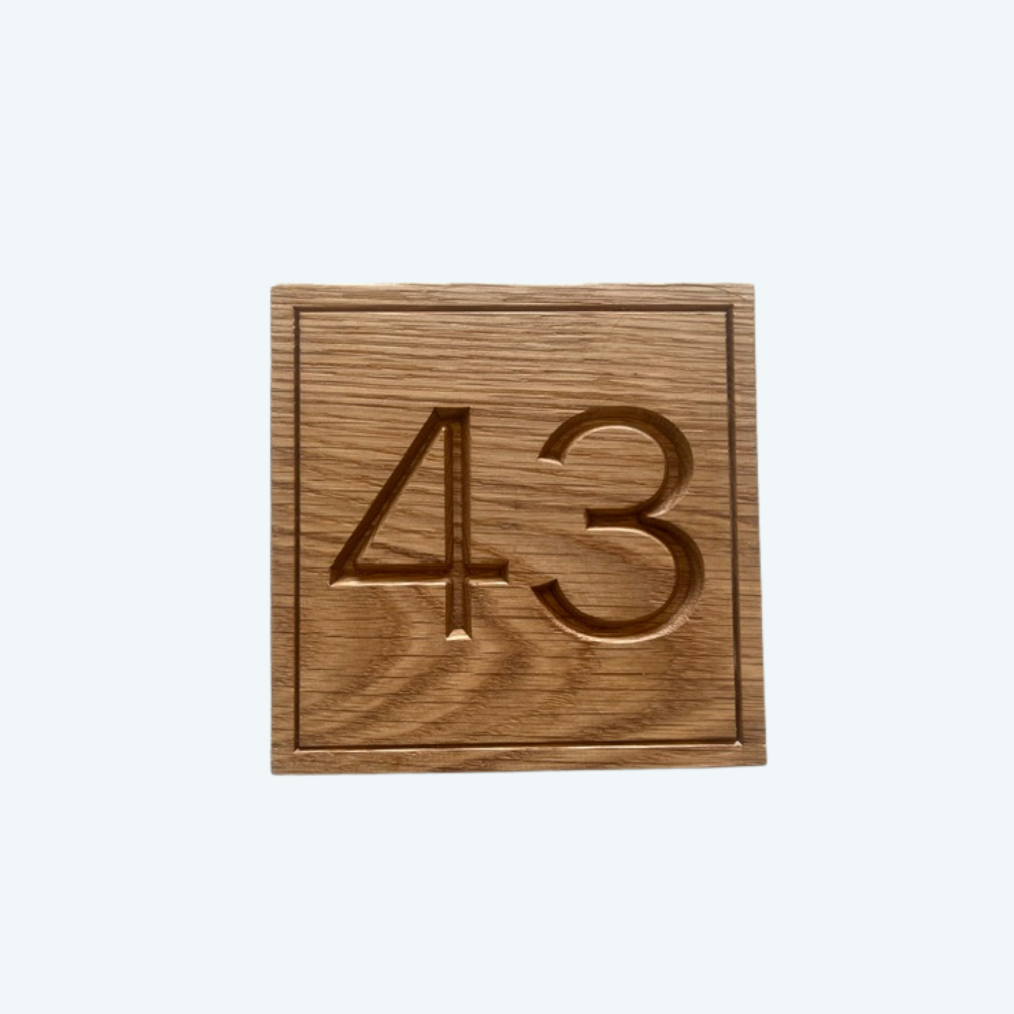 House Number (carved)