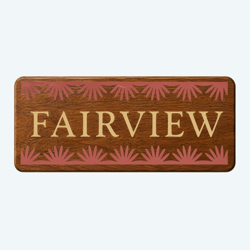 House Name (resin inlay)