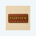 House Name (resin inlay)