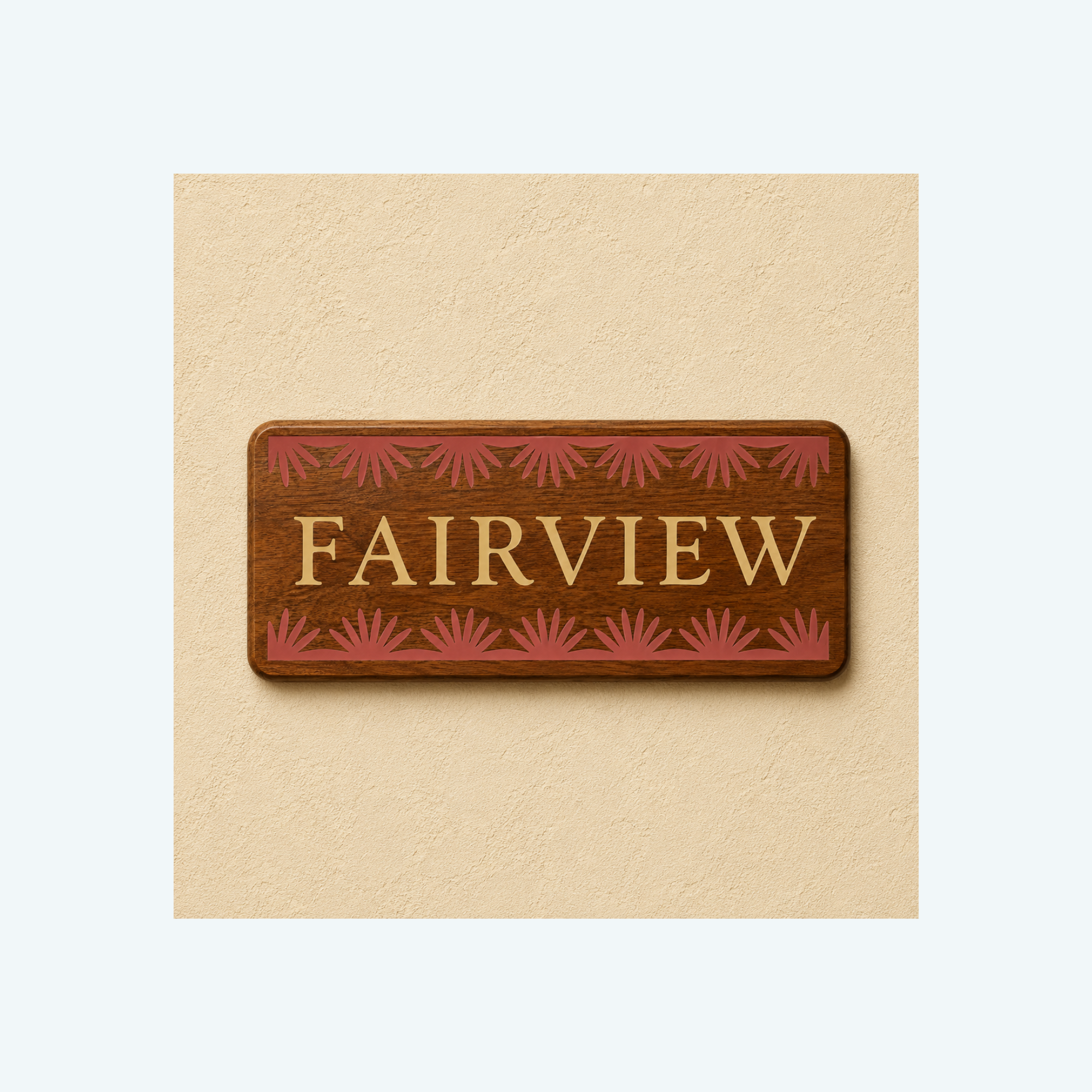 House Name (resin inlay)