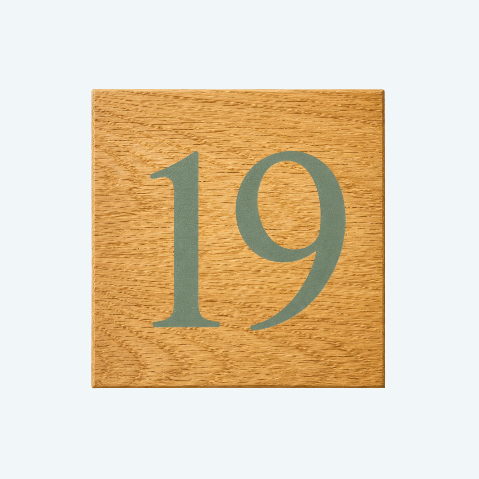 House Number (resin inlay)
