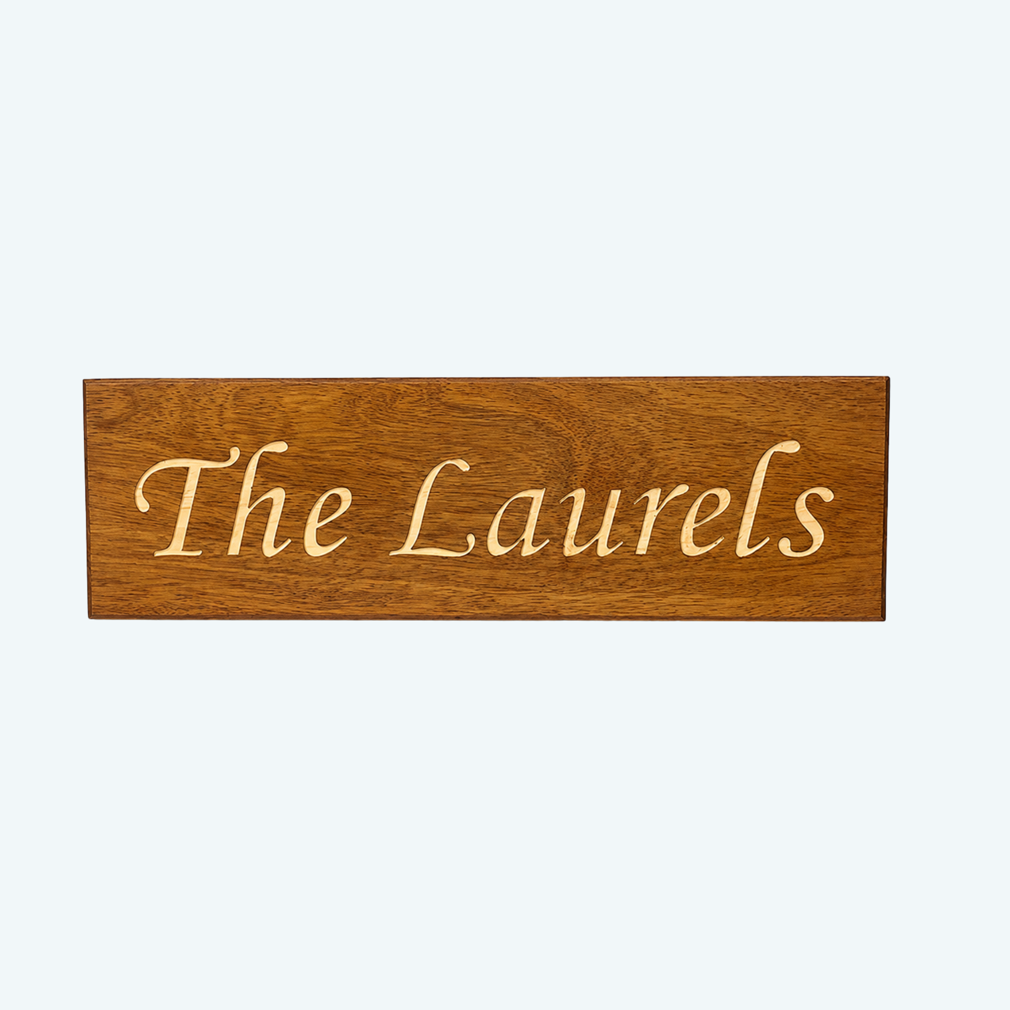 House Name (wood inlay)