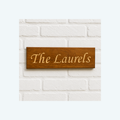 House Name (wood inlay)