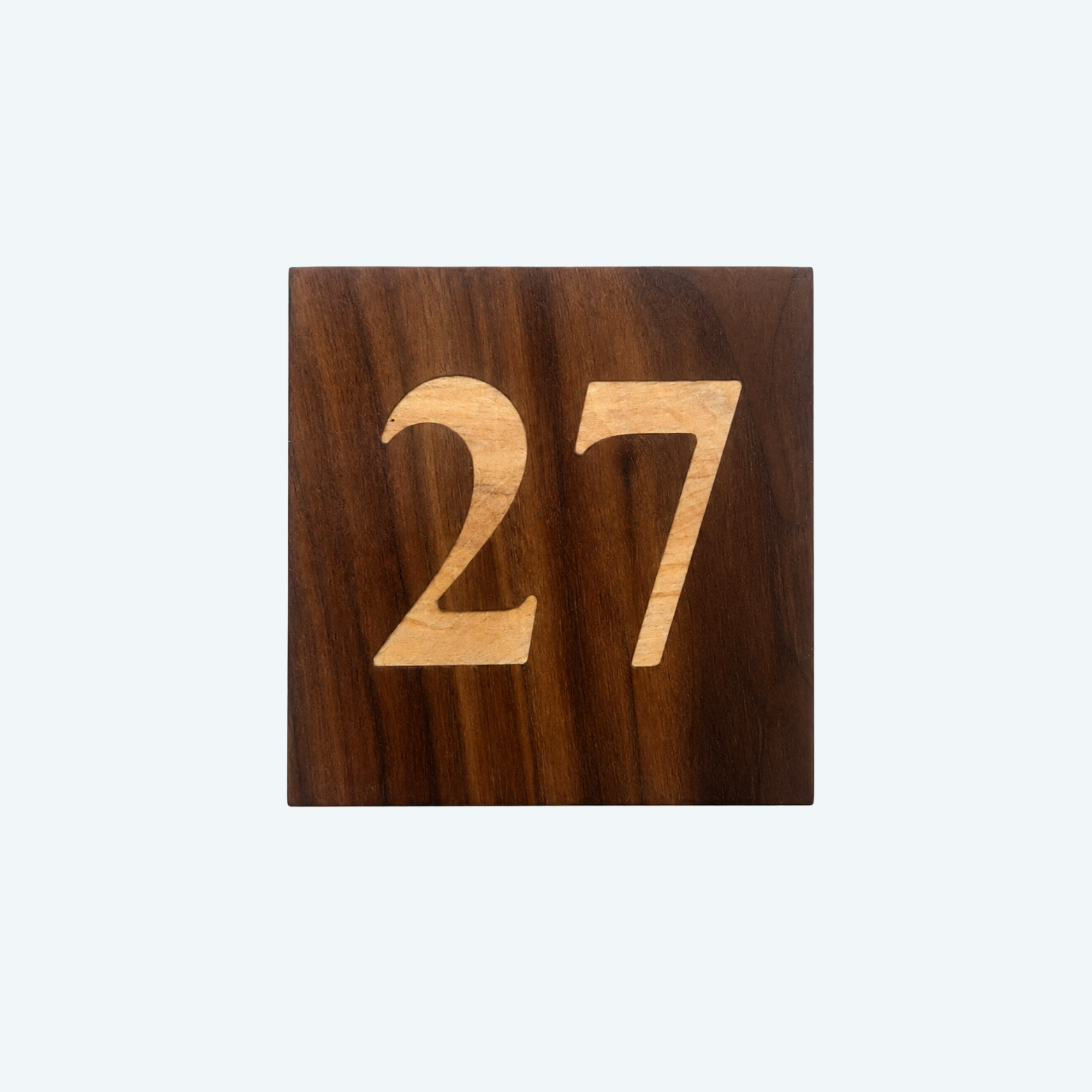 House Number (wood inlay)