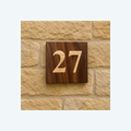 House Number (wood inlay)